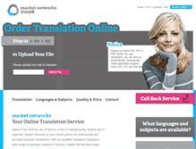 Tablet Screenshot of market-networks.com